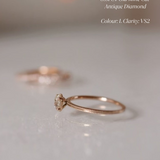 Finished: Diamond Solitaire with an 0.61 CT Antique Diamond