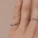 Amelia's Minimalistic Baguette Brilliant Diamond Band