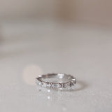 Amelia's Minimalistic Baguette Brilliant Diamond Band