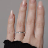 Amelia's Minimalistic Baguette Brilliant Diamond Band