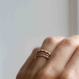 Jade Petite Ring with Chocolate Diamonds