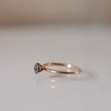 Finished: Classic Sapphire Solitaire Ring with 0.40 CT Cornflower Blue Sapphire