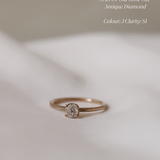 Finished: Diamond Solitaire with an 0.61 CT Antique Diamond