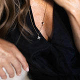 Petite GAIA Diamond Necklace Lock and Chain