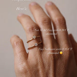 Tiny Solitaire Ring