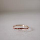 Jade Petite Wave Ring with Rubies