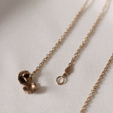 Petite GAIA Diamond Necklace Lock and Chain
