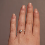 Solitaire Petite Sparkle Ring (0.40 CT - 0.80 CT)