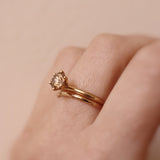 The Solitaire with Chocolate Diamond