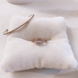 Finished: Jade Petite Wave Half Ring with Diamonds