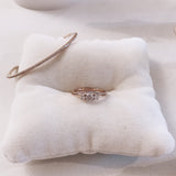 Finished: Jade Petite Wave Half Ring