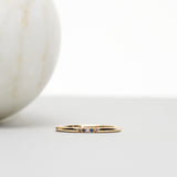 Finished: Jade Petite Enough Ring with Royal Blue Sapphires, Chocolate Diamonds and Diamond TWVS