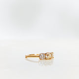 One-Of-A-Kind Antique Diamond Three Stone Ring 1.46 CT