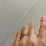 Finished: Elise Ring with Light Pink Morganite and Champagne Diamonds