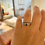 Finished: Solitaire Petite Ring with 0.38 CT Black Diamond