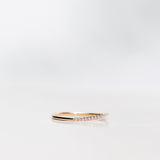 Jade Petite Wave Half Ring
