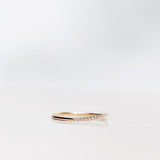 Finished: Jade Petite Wave Half Ring