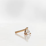 Lily Tiny Diamond Drop Stud