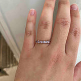 Finished: Mini Angel Ring in Rose Gold with Lavender Sapphires