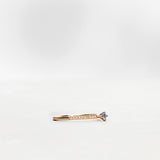 Finished: Not So Tiny Sparkle Ring with Light Blue Sapphire and Diamonds TWVS