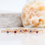 Finished: Not So Tiny Diamond Ring with a Hot Pink Sapphire