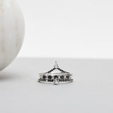 Finished: Not So Tiny Sparkle Ring in White Gold with Black and White Diamonds