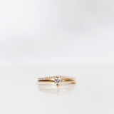 Jade Petite Wave Half Ring