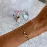 Maya Heart Frame Bracelet