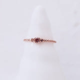 Finished: Gilda Ring with Chocolate Diamond Gradient