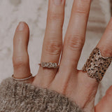 One-Of-A-Kind Antique Diamond Three Stone Ring 1.46 CT