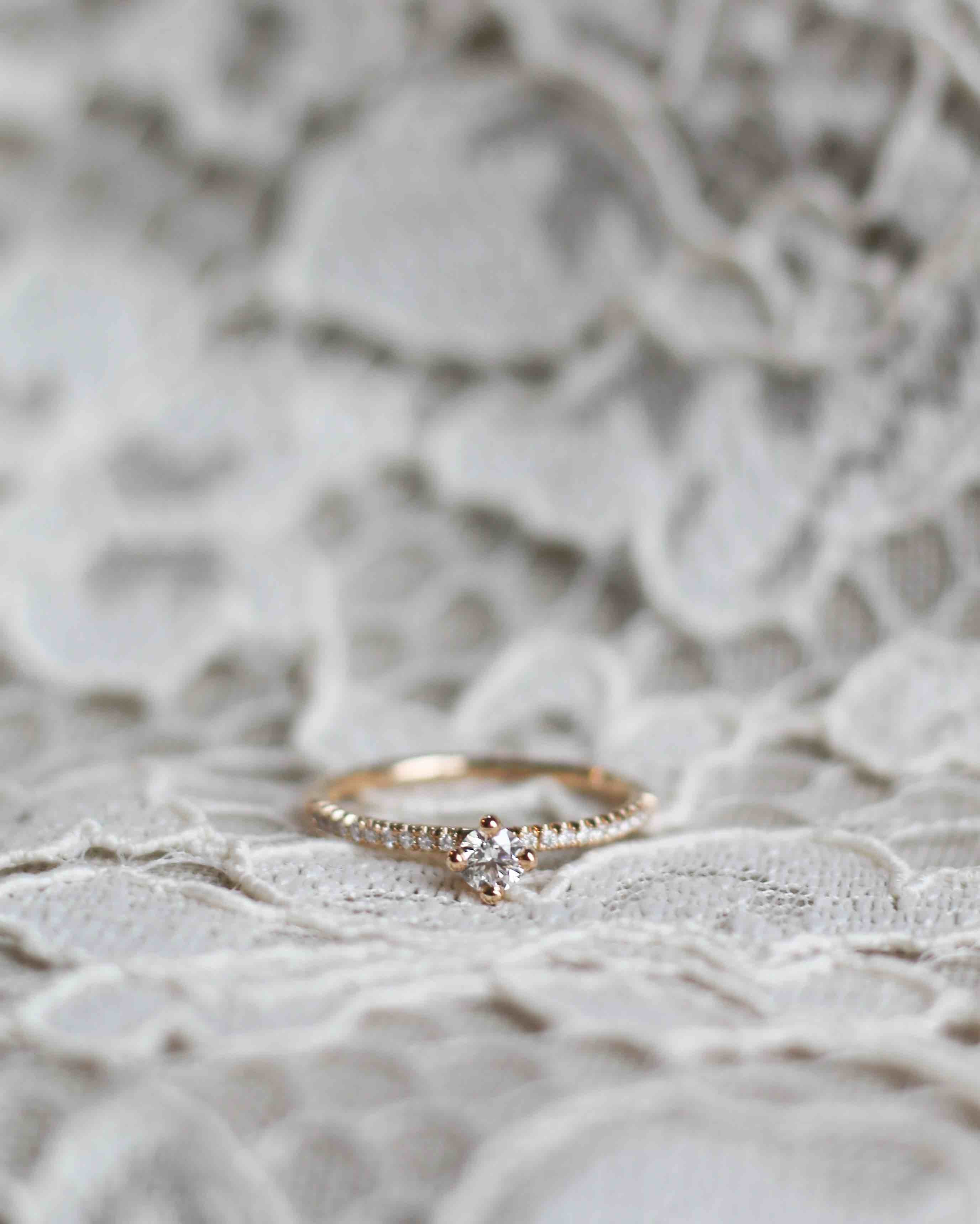 Minimalistiska Diamantringar