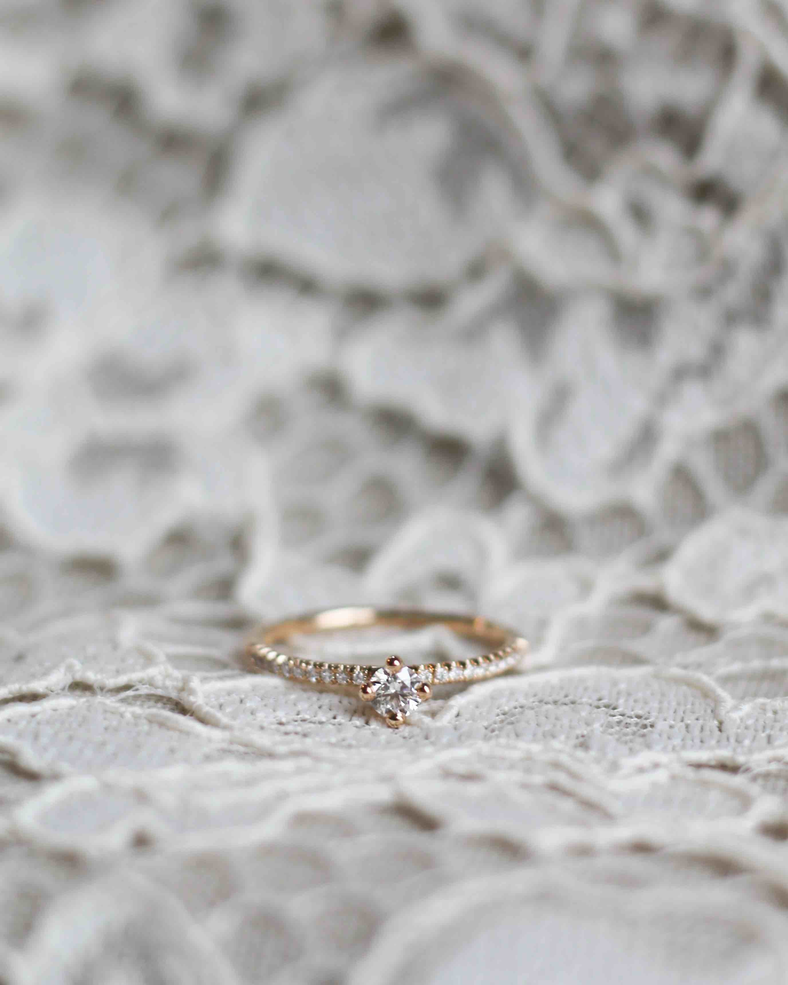 Minimalistiska Diamantringar