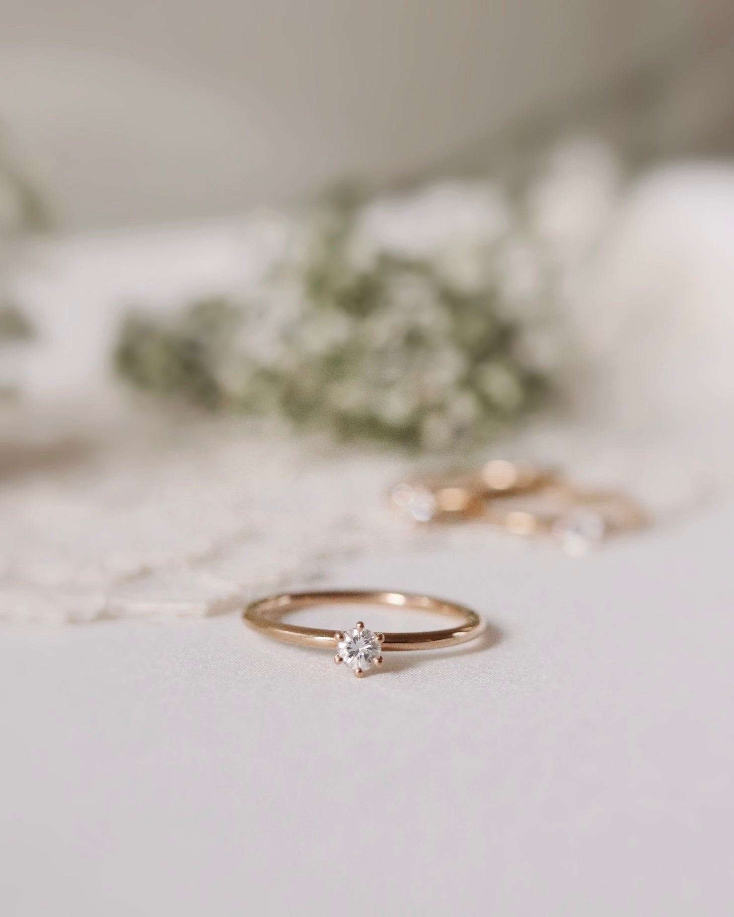 Mini Solitaire Rings (Tiny Collection)