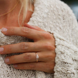 Diamond Dots Top Ring