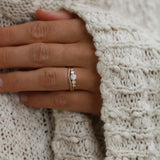 Diamond Dots Top Ring