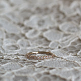 Astrid Top Covered Diamond Band - Mother's Ring