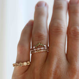 Angel Ring med Ljusgula Safirer