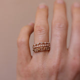 Curved Phoebe Marquise Ring