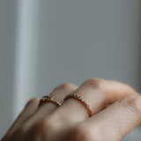 Astrid Top Covered Diamond Band - Mother's Ring