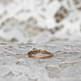 Astrid Top Covered Diamond Band - Mother's Ring