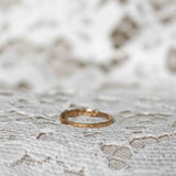Astrid Top Covered Diamond Band - Mother's Ring