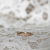 Astrid Top Covered Diamond Band - Mother's Ring