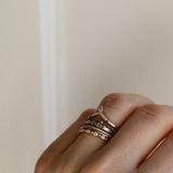 Lily Top Drop Sparkle Ring