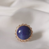 Judy's Night Sky Ring with Lapis Lazuli and Diamonds
