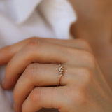 Edith Ring med Champagnediamanter