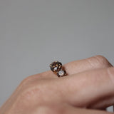 One-Of-A-Kind Edith Ring 2.0 CT with Dark Chocolate Diamonds