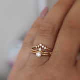 Finished: Pre-loved Low Set Not At All Tiny Ring For Engagement (0.25 CT)