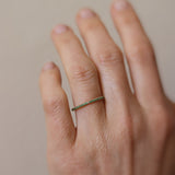 Jade Petite Ring med gröna smaragder