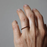 Jade Petite Ring with Black Diamonds