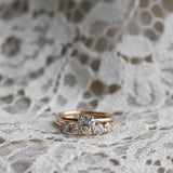 Low Set Diamond Solitaire Ring